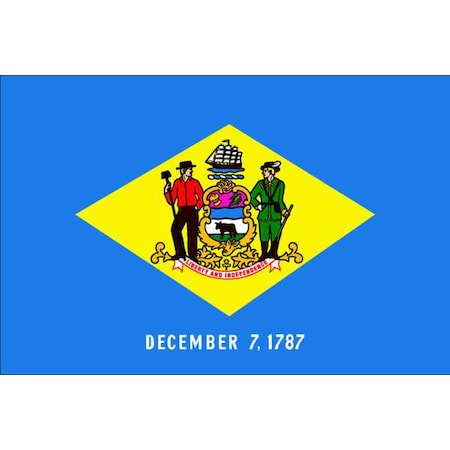 Delaware State Flag,3x5 Ft
