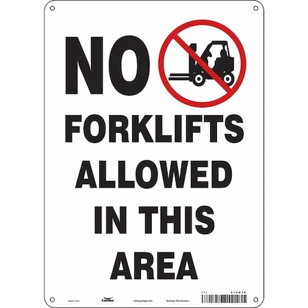 Safety Sign, 14 in Height, 10 in Width, Aluminum, Vertical Rectangle, English, 476N26