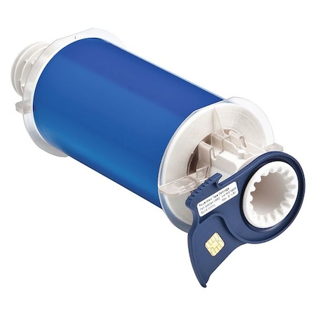 Label Tape Cartridge, Blue, Labels/Roll: Continuous