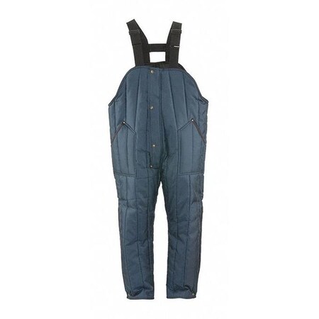 0985 Bib Overalls, Polyester, 6 oz Fabric Weight, 32 1/2 in Inseam, Navy, 4XL