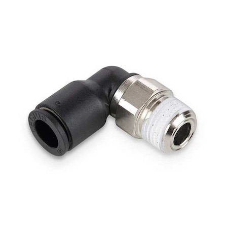 Elbow,Nylon,BSPT3/8in,Push-Fit10mm