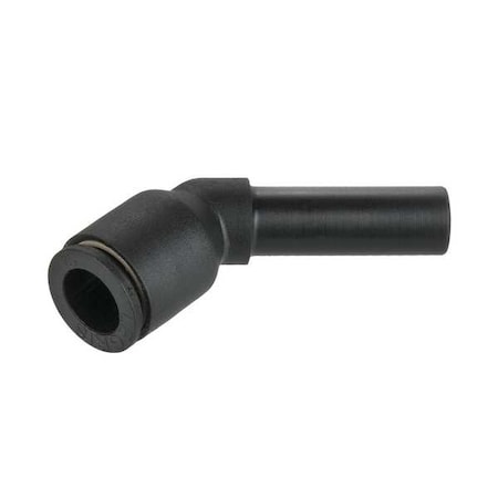Fractional Push-to-Connect Fitting, Nylon, Black