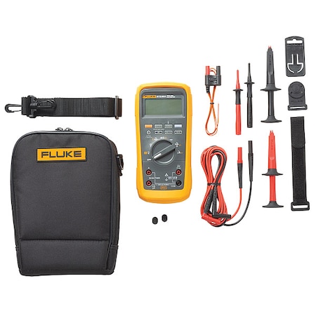 Digital Multimeter, LCD, 10 A, CAT III 1000V; CAT I 600V Safety Rating
