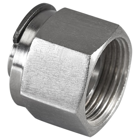 Plug,StainlessSteel,Compression1/4in