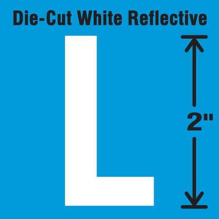 LetterLabel,Vinyl,2inH,1-1/4inW,PK5