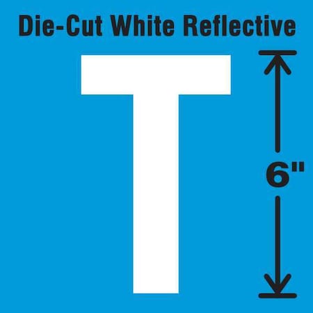 Letter Label, Vinyl, 6 in H, 2-3/4 in W