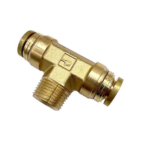 Brass DOT Push-to-Connect Fitting, Brass, Gold
