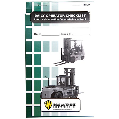 Replacement Checklist Book,1 3/8" W,PK5