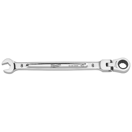 8mm Metric Flex Head Ratcheting Combination Wrench