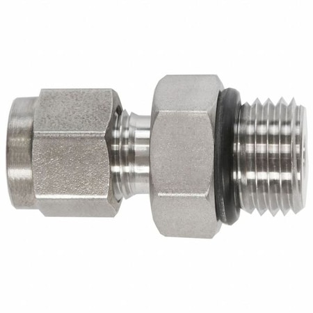 Strt, SS, Comp. 1/4 in, ORB 1/4 in
