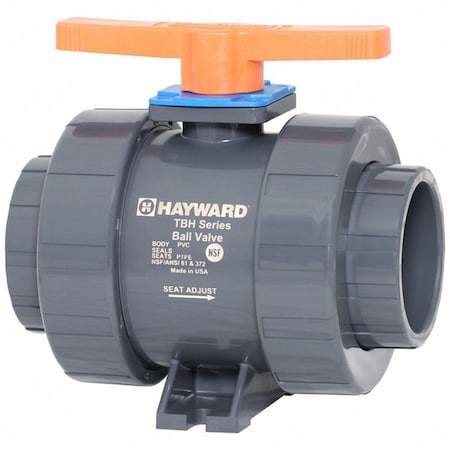 Manual 2-Way Ball Valve,True-Union,PVC