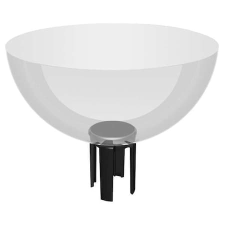 Merchandising Bowl, Clear, Not Applicable, Unfinished