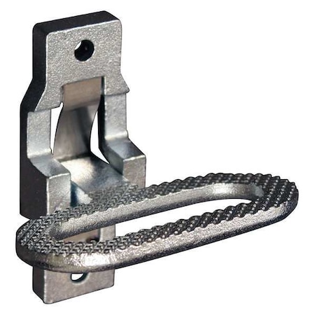 4 3/8 in W Zinc Plated Steel Folding Step