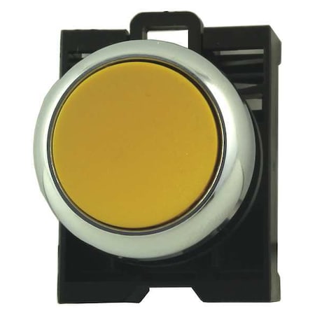 Push Button operator, 22 mm, Yellow