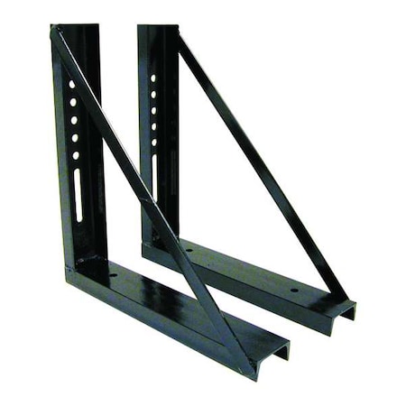 24x24 Inch Welded Black Structural Steel Mounting Brackets