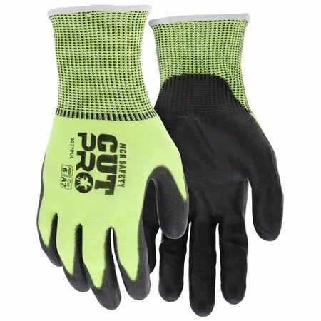 Cut-Resistant Glove, Cut Level A7 ,Dipped ,Polyurethane ,Foam ,L ( 9 ) 12 PK