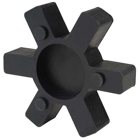 Buna N Spider Insert, L099/L100 Coupling Size, 2 33/64 in Outside Dia, Inch, 0.66 hp, Buna-N