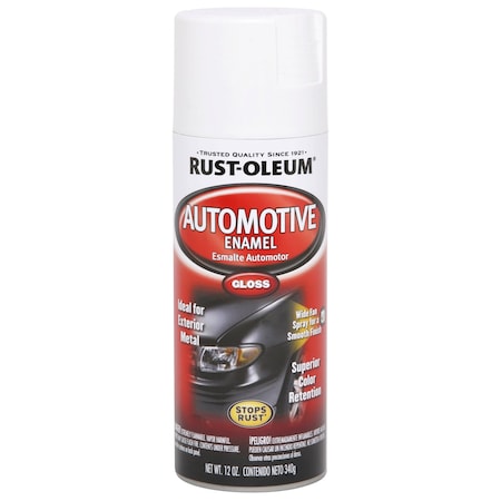 Automotive Enamel,White,12 oz