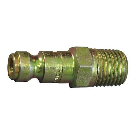 Coupler Plug,(M)NPT,3/8,Steel