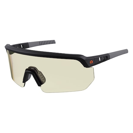 AEGIR-AFAS, Safety Glasses, Anti-Fog & Anti-Scratch, Indoor/Outdoor Lens, Matte Black Frame Frame