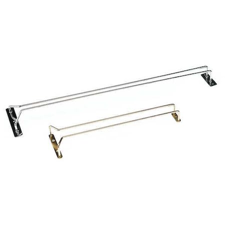 Hanging Glass Rack, Chrome,16"