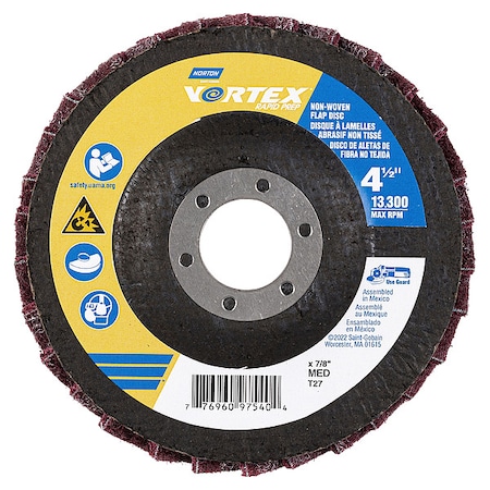 Flap Disc,Aluminum Oxide,4 1/2" dia