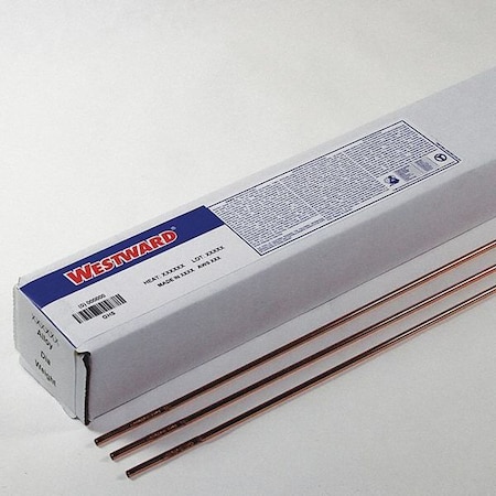 36'' TIG Welding Rod 0.035" Dia., AWS ER70S-6, 10 lb.