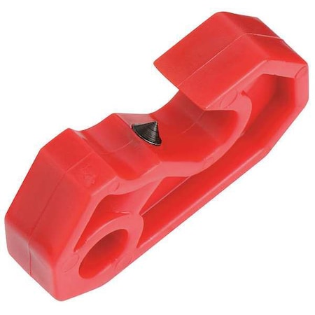 ISO-DIN Univ Lockout Device,Plastic,Red