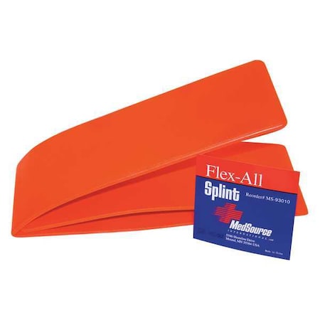 Splint,Orange,Aluminum,Foam,36" L
