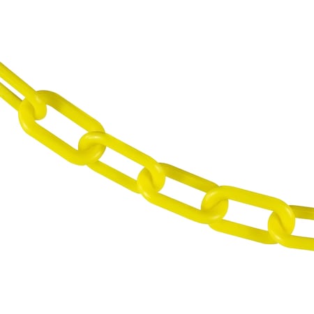 2" x 200' Yellow Plastic Safety Chain
