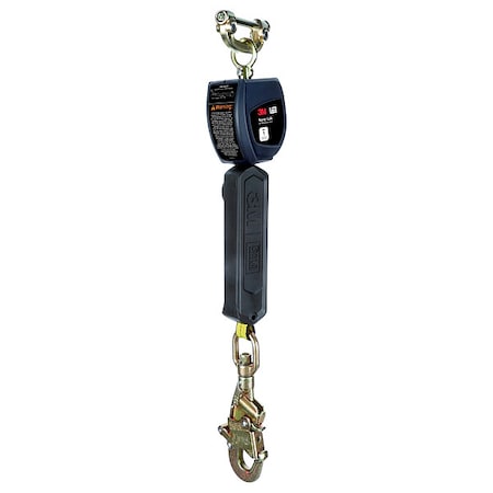 Nano-Lok Personal Self Retracting Lifeline, Quick-Connect, Steel, 1 Leg(s), 420 lb Weight Capacity