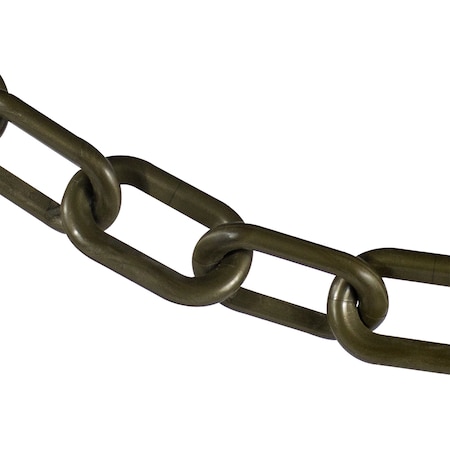 3" x 300' Khaki Gold Plastic Safety Chain