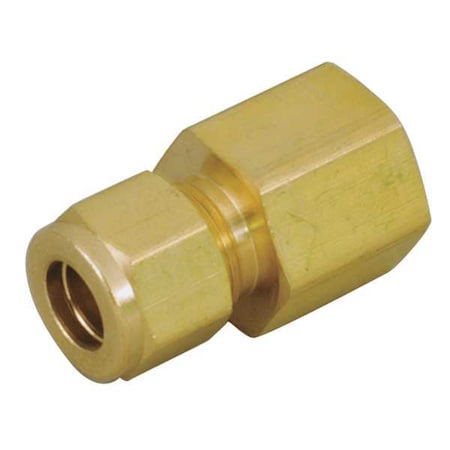 1/4" A-LOK x 1/8" FNPT Brass Straight Connector