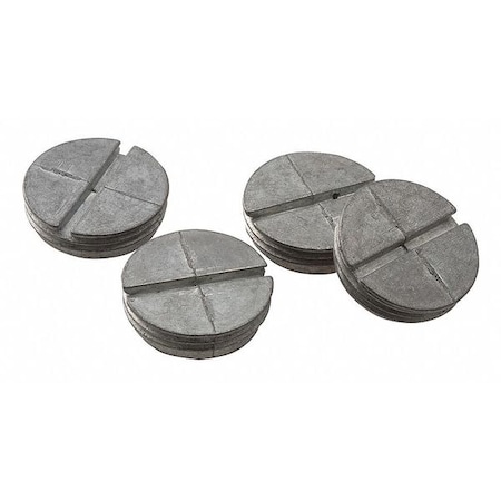 Closure Plug, 0 Gangs, Zinc, Floor Box Type