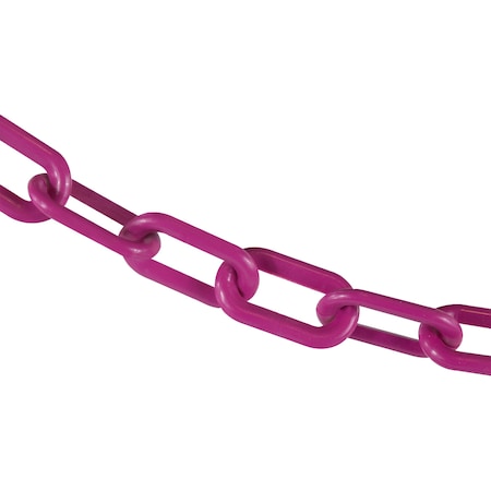 2" x 300' Magenta Plastic Safety Chain