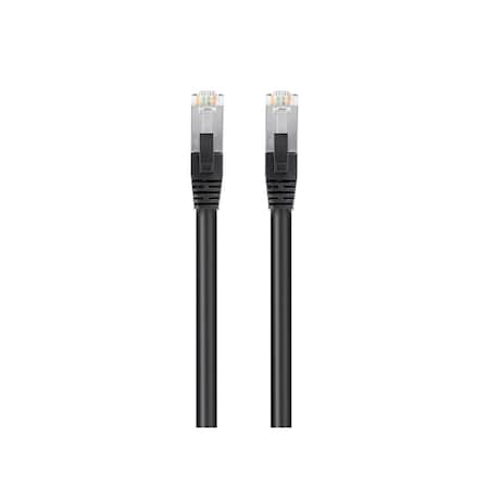 Voice and Data Patch Cord,Black,1 ft L