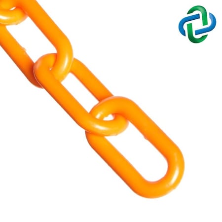 Safety Orange Plastic Chain 1"(#4,25 mm