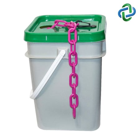 Magenta Plastic Chain Pail 3"(#10,76 mm