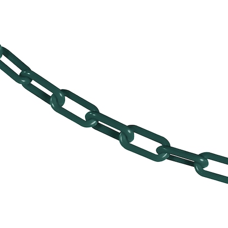 1.5" x 50' Evergreen Plastic Safety Chain