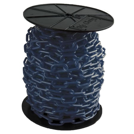 Heavy Duty,Cobalt Bue Plastic Chain 2"x