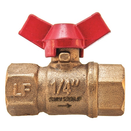 Mini Ball Valve,1.53 in.,T-Handle