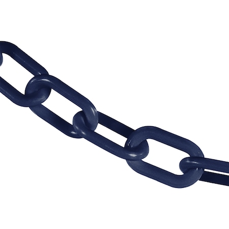 2" x 200' Cobalt Blue Heavy Duty Plastic Safety Chain