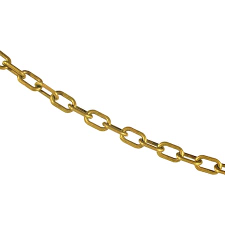 3/4" x 25' Gold Plastic Safety Chain