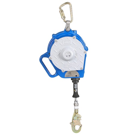 Sealed-Blok Self Retracting Lifeline, 50 ft. Length, Swivel Snap Hook, 1 Leg(s)