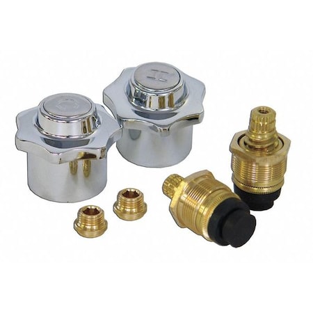Faucet Repair Kit, Brass/Plastic, 1-1/2" x 1-1/5"