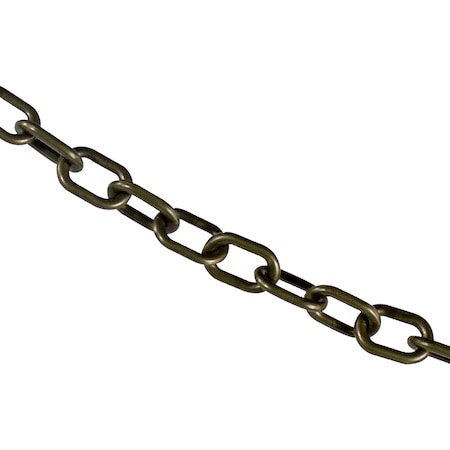 1" x 25' Khaki Gold Plastic Safety Chain