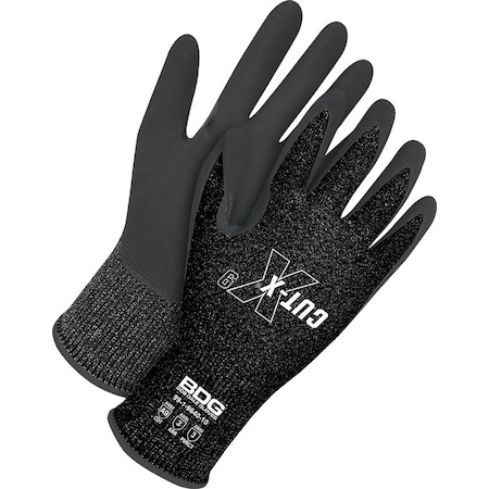 Cut-Resistant Coated Gloves, Cut Level A9 ,Not Applicable ,Smooth ,2XS 1 PR
