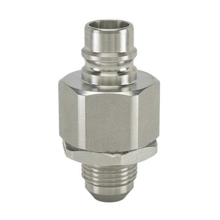 Hydraulic Quick Connect Hose Coupling, Steel Body, Ball Lock, 3/4"-16 Thread Size, H Series