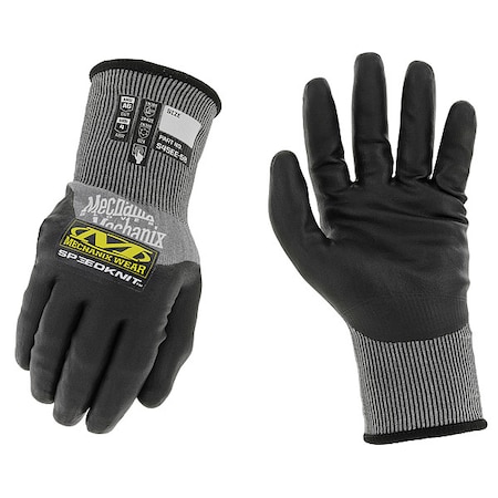 Knit Gloves, Cut Level A6 ,Foam Nitrile ,Sandy ,M 1 PR