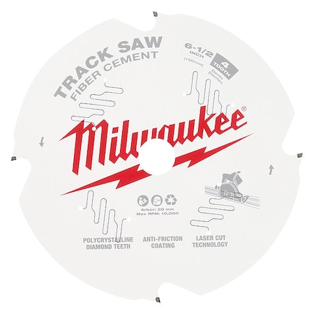 6-1/2 in. 4T Fiber Cement Track Saw Blade